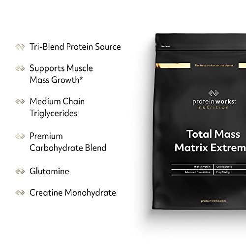 Protein Works - Total Mass Matrix Extreme Mass Gainer | High Calorie Protein Powder Protein Works