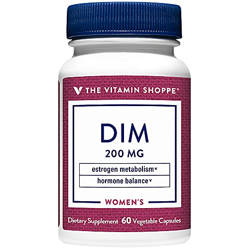 The Vitamin Shoppe DIM with BioPerine - Supports Hormone Balance & Estrogen Metabolism - 200 MG - AB Mystery