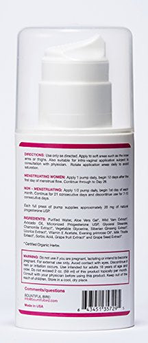 Bountiful Bird Organic Herbs Progesterone Cream, 3.5 oz (100 g) - AB Mystery