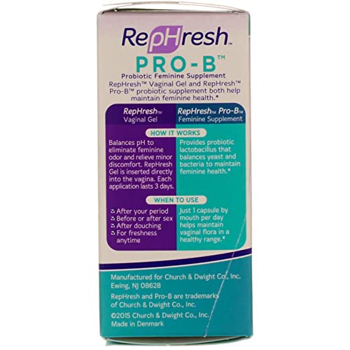 RepHresh Pro-B Vaginal Probiotic Feminine Supplement One Bottle 30 Count - AB Mystery