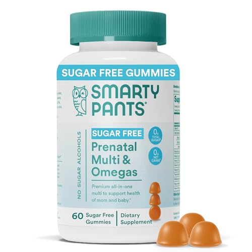 SmartyPants Prenatal Vitamins for Women, Sugar Free Multivitamin Gummies