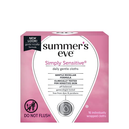 Summer's Eve Cleansing Cloth Simply Sensitive, 3 Count - AB Mystery