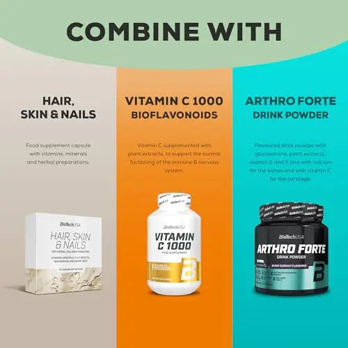 BioTechUSA Hyaluronic&Collagen, Food Supplement Capsules containing Collagen, hyaluronic Acid - AB Mystery