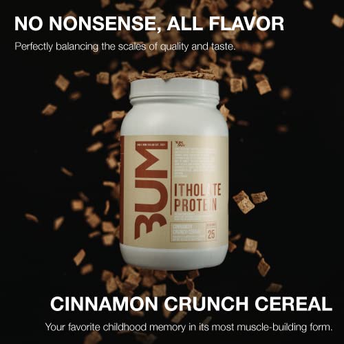 RAW Whey Isolate Protein Powder, Cinnamon Crunch (CBUM Itholate Protein) - 100% Grass - AB Mystery