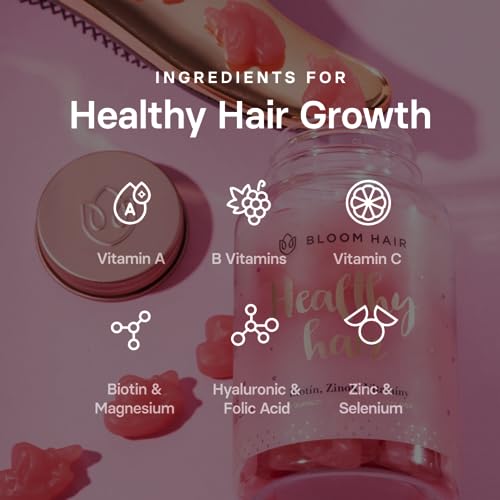 Bloom Hair Gummies for Faster Hair Growth & Biotin Vitamins for Rapid Hair Growth - AB Mystery