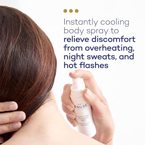 Pause Well Aging Cooling Mist | Calming Mist Spray for Cooling Skin & Stress Relief | Hot Flash Relief - AB Mystery