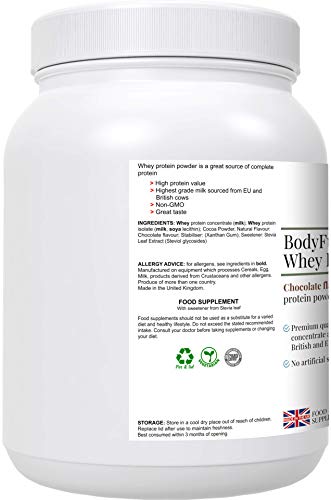 Complementary Supplements - BodyFuel Whey Protein Isolate & Concentrate Chocolate Flavour Complementary Supplements