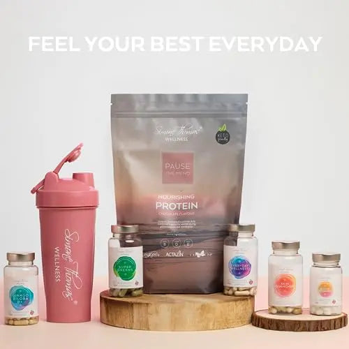 Simone Thomas Wellness, SkinQuencher Marine Collagen with Vitamin C, Food Supplement 60 Capsules - AB Mystery