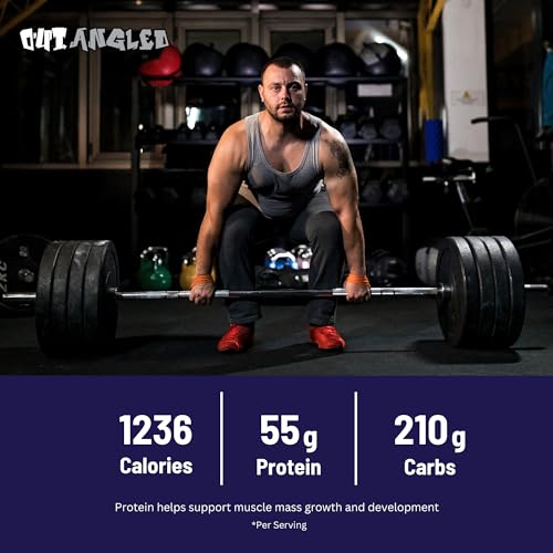 Out Angled Method Mass Gainer Powder, Tropical Banana, 6kg, 100 Scoops OUT ANGLED