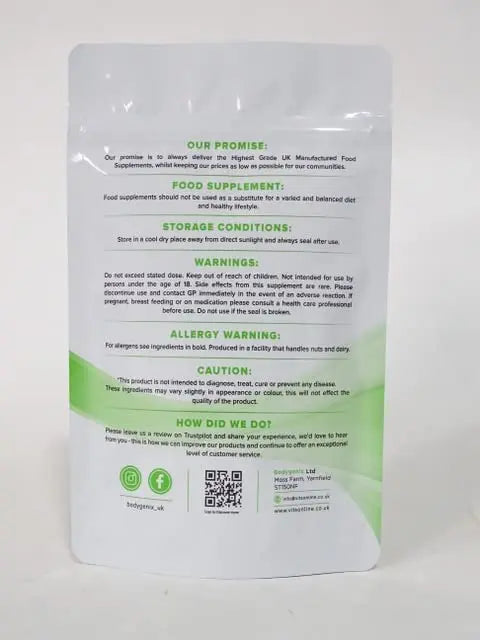 Bodygenix Rutin 500mg Tablets CAPILLARIES, VARICOSE Veins, Hemorrhoids Veg Friendly - UK Made (120) 4 Month Supply - AB Mystery