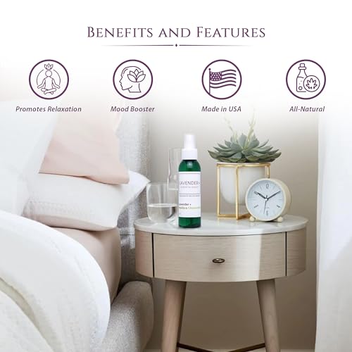 Lavender + Essential Scents - Lavender Chamomile & Vanilla Sleep Spray Collection - AB Mystery