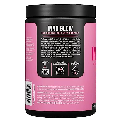 InnoSupps Inno Glow Collagen Blend Infusion for Beauty & Wellness (Strawberry Margarita) - AB Mystery