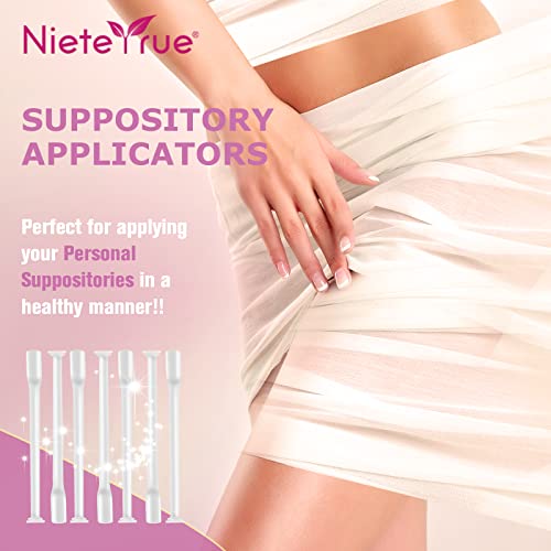 Nieteyrue 20-Packs Suppository Applicators for Women, Disposable, Individually Wrapped - AB Mystery