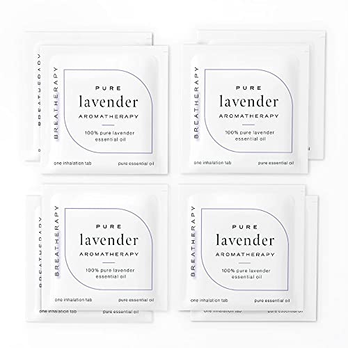 Breatherapy Pure Essential Oil Aromatherapy Inhalation Tabs, 8-Pack (Lavender) - AB Mystery