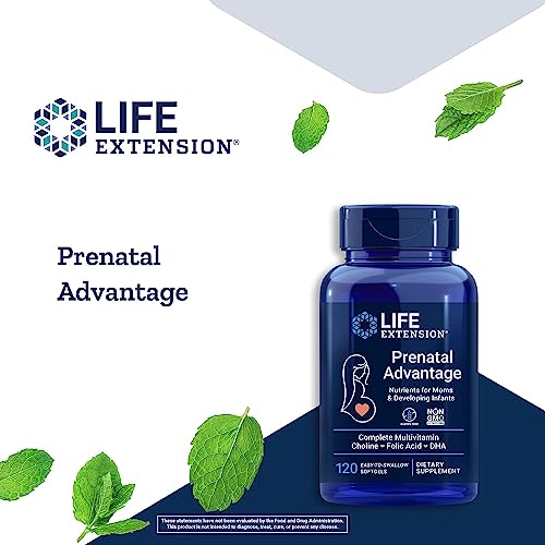 Life Extension Prenatal Advantage Supplement – Comprehensive Prenatal Vitamin for Pregnant Women Life Extension