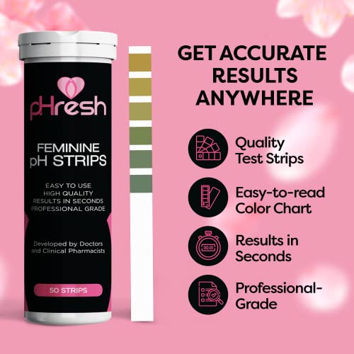 pHresh Feminine Essential Oil Spray & Vaginal pH Test Strips - AB Mystery