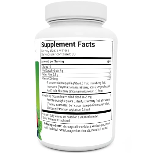 Dr. Berg's Vitamin C Complex Whole Food (60 Chewable) 100% Natural Vitamin C from - AB Mystery