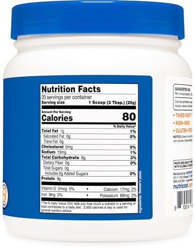 Nutricost Brewers Yeast Powder 1LB (16oz) - Non-GMO, Vegetarian Friendly - AB Mystery