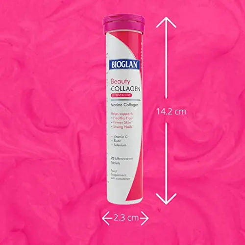 Bioglan Collagen Effervescent | 1000mg | Hydrolysed Marine Collagen Bioglan