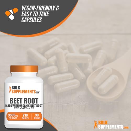 BULKSUPPLEMENTS.COM Beet Root Capsules - Beetroot Supplement, Beet Root Pills - AB Mystery