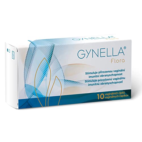 Pharma Brand GYNELLA Flora Vaginal Suppositories 10 Pieces - restores Damaged Vaginal microflora Due to Infection - AB Mystery