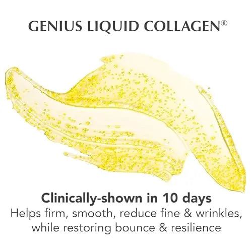 Algenist GENIUS Liquid Collagen - Vegan, Plant-Based Collagen Dropper with Vitamin E & Omega 3 - AB Mystery