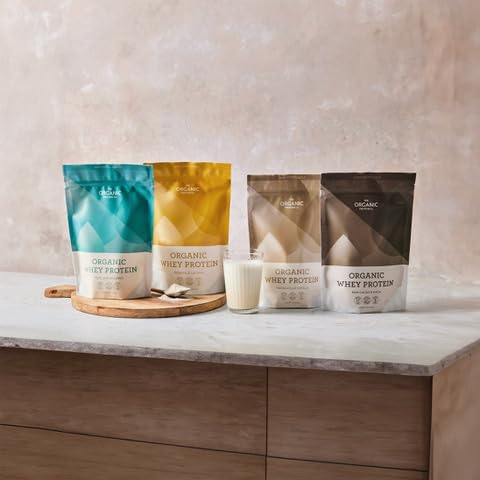 The Organic Protein Co. - Pure Unflavoured Organic Whey Protein Powder | SOYA & Gluten Free w The Organic Protein Company