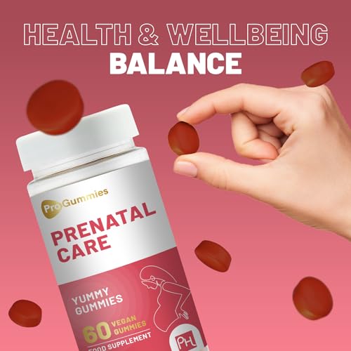 Prenatal Care Gummies | 60 Vegan Pro Gummies | Yummy Gummies with Essential Prenatal Vitamins PH PROWISE Healthcare