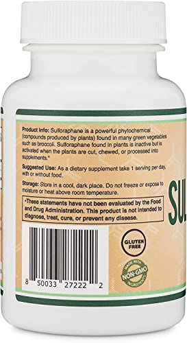 Sulforaphane Supplement - 20mg of Activated and Stabilized Sulforaphane per Serving - AB Mystery