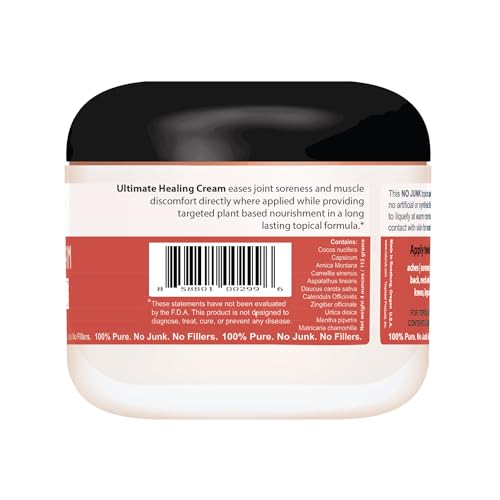 Naturulz Ultimate Healing Cream 4 Ounce Fast-Acting Topical for Backs, Knees, Shoulders, Muscles - AB Mystery