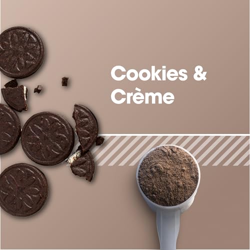 Optimum Nutrition Gold Standard 100% Whey Protein Powder, Cookies & Cream, 5 Pound - AB Mystery