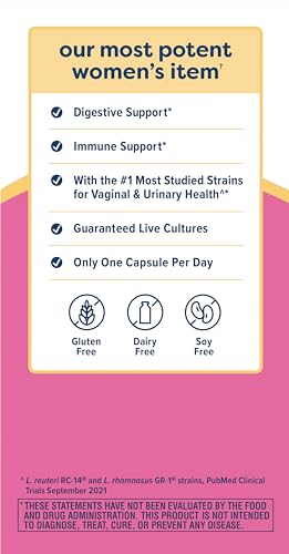 Renew Life Women's Probiotic Capsules, Supports pH Balance for Women, Vaginal - AB Mystery