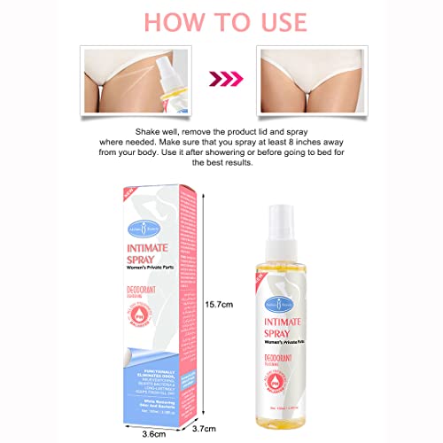 AICHUN BEAUTY Intimate Spray Deodorant Armpits Feet Tightening Vagina PH Balanced Private - AB Mystery