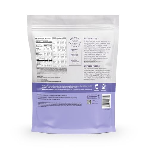 SlimFast High Protein Meal Replacement Powder, 26 Servings, Advanced Nutrition - AB Mystery