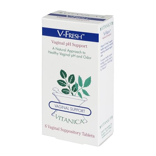 Vitanica, V-Fresh, Vaginal pH Support, 6 Suppositories