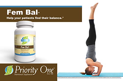 Priority One Vitamins Fem-Bal 90 Capsules - Supports a Healthy Female endocrine System - AB Mystery
