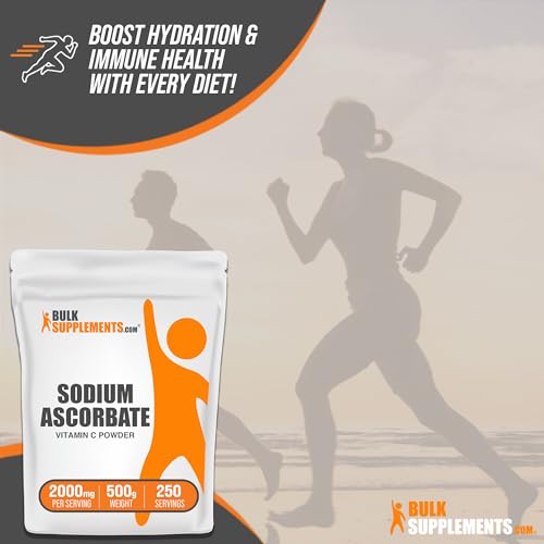 BulkSupplements.com Sodium Ascorbate Powder - Antioxidant Powder - Sodium Ascorbate - AB Mystery