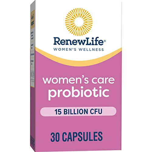 Renew Life Women's Probiotic Capsules, Supports pH Balance for Women, Vaginal, Urinary - AB Mystery