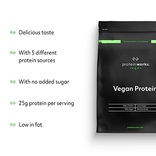 Protein Works - Vegan Protein Powder | Plant Based Protein Shake | Vegan Blend | Gluten Free | 66 Servings Protein Works