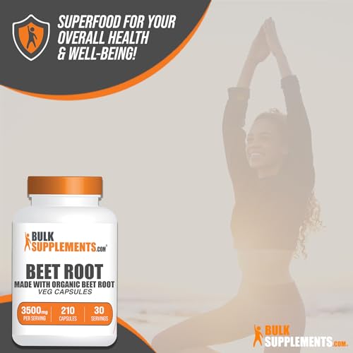 BULKSUPPLEMENTS.COM Beet Root Capsules - Beetroot Supplement, Beet Root Pills - AB Mystery