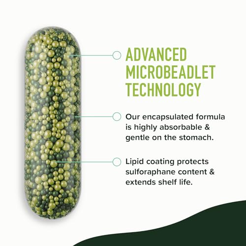 20MG Sulforaphane | From Broccoli Sprouts & Seed Extract | 565MG Microbeadlet - AB Mystery