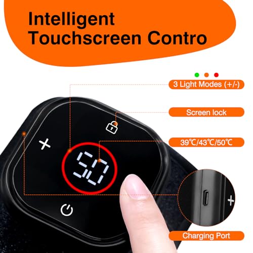 Cordless Red Light Therapy for Knee, Infrared Light Therapy Devices for Knee Pain Relief, Meniscus Injury - AB Mystery