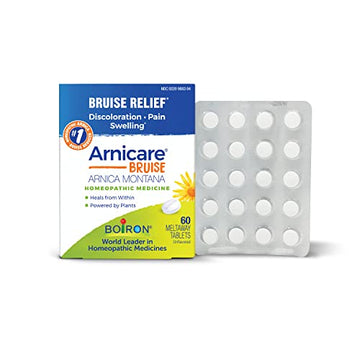 Boiron Arnicare Bruise for Relief of Pain or Swelling from Injuries, and Discoloration of Bruises - 60 Tablets