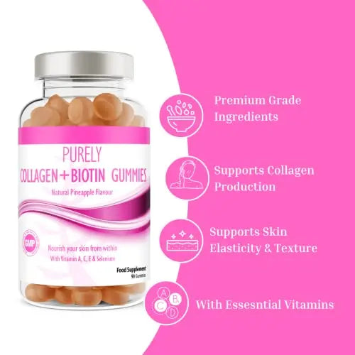 Collagen Gummies with Vitamins for Women Men Adults - Skin, Hair, Nail & Cartilage Health - AB Mystery