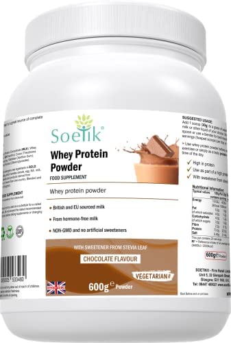 Soetik Whey Protein Powder (Chocolate Flavour) 600g Soetik