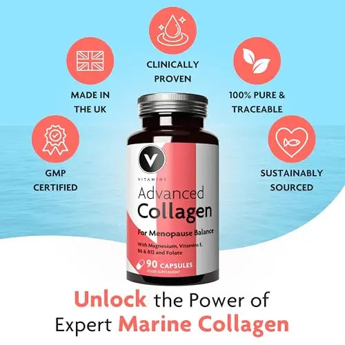 Premium Advanced Collagen Capsules for Menopause and Perimenopause – Collagen - AB Mystery