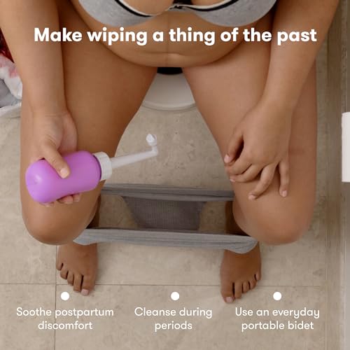 Frida Mom Upside Down Peri Bottle for Postpartum Care The Original Fridababy MomWasher - AB Mystery