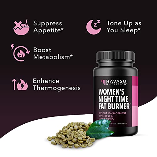 Night Time Fat Burner for Women | Weight Loss and Sleep Support Blend With Vitamin D - AB Mystery