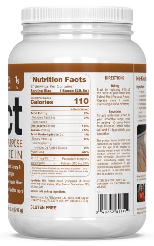 PEScience Select Multi-Purpose Protein Powder, 27 Serving, Low Carb, Keto Friendly - AB Mystery