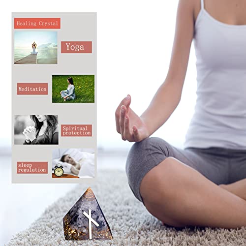 Chrikidor,Rune Pyramid，Orgone Pyramid Crystal Energy Generator Orgonite Balancing - AB Mystery